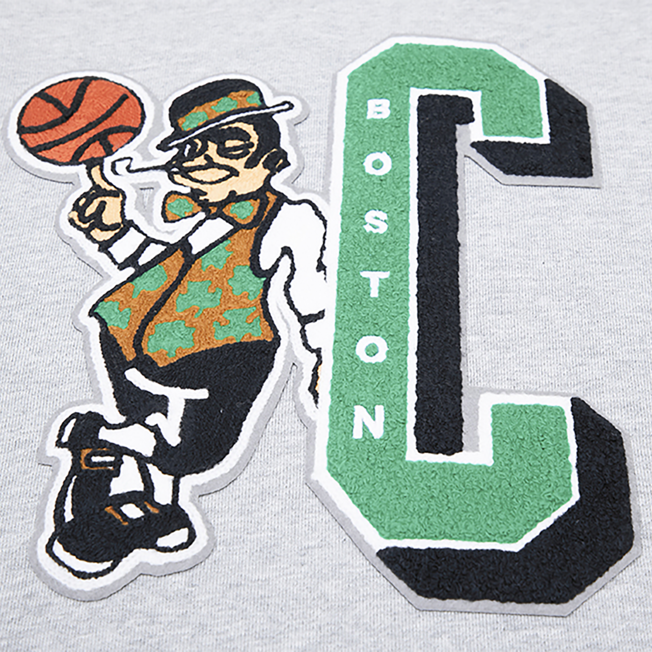 Pro Standard CELTICS MASH UP RIB FLC PO HOODIE Image 5 of 8. Tap to open photo gallery.