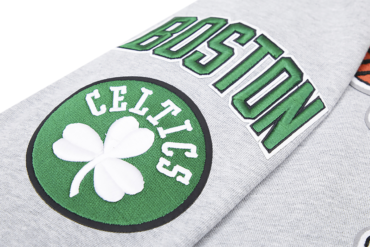 Pro Standard CELTICS MASH UP RIB FLC PO HOODIE Image 7 of 8. Tap to open photo gallery.