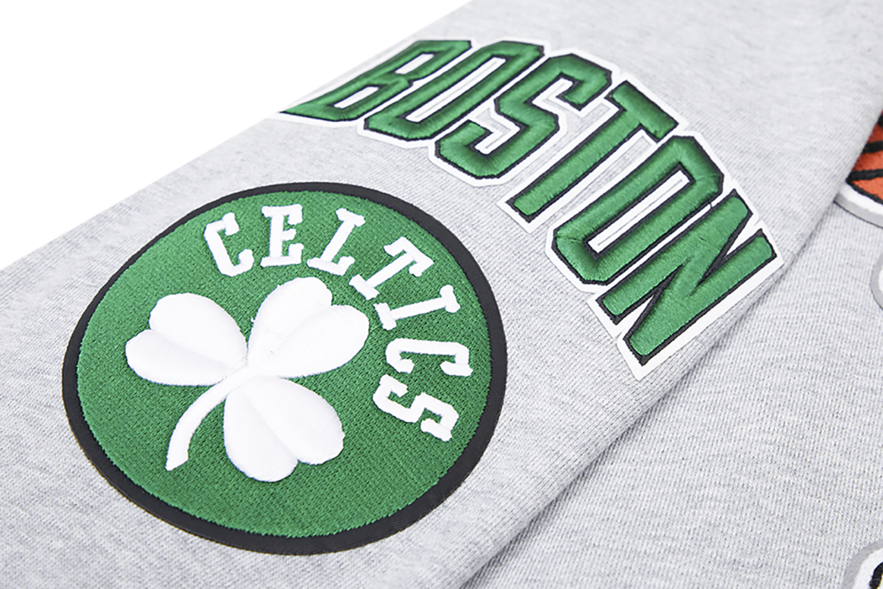 Pro Standard CELTICS MASH UP RIB FLC PO HOODIE Image 7 of 8. Tap to open photo gallery.