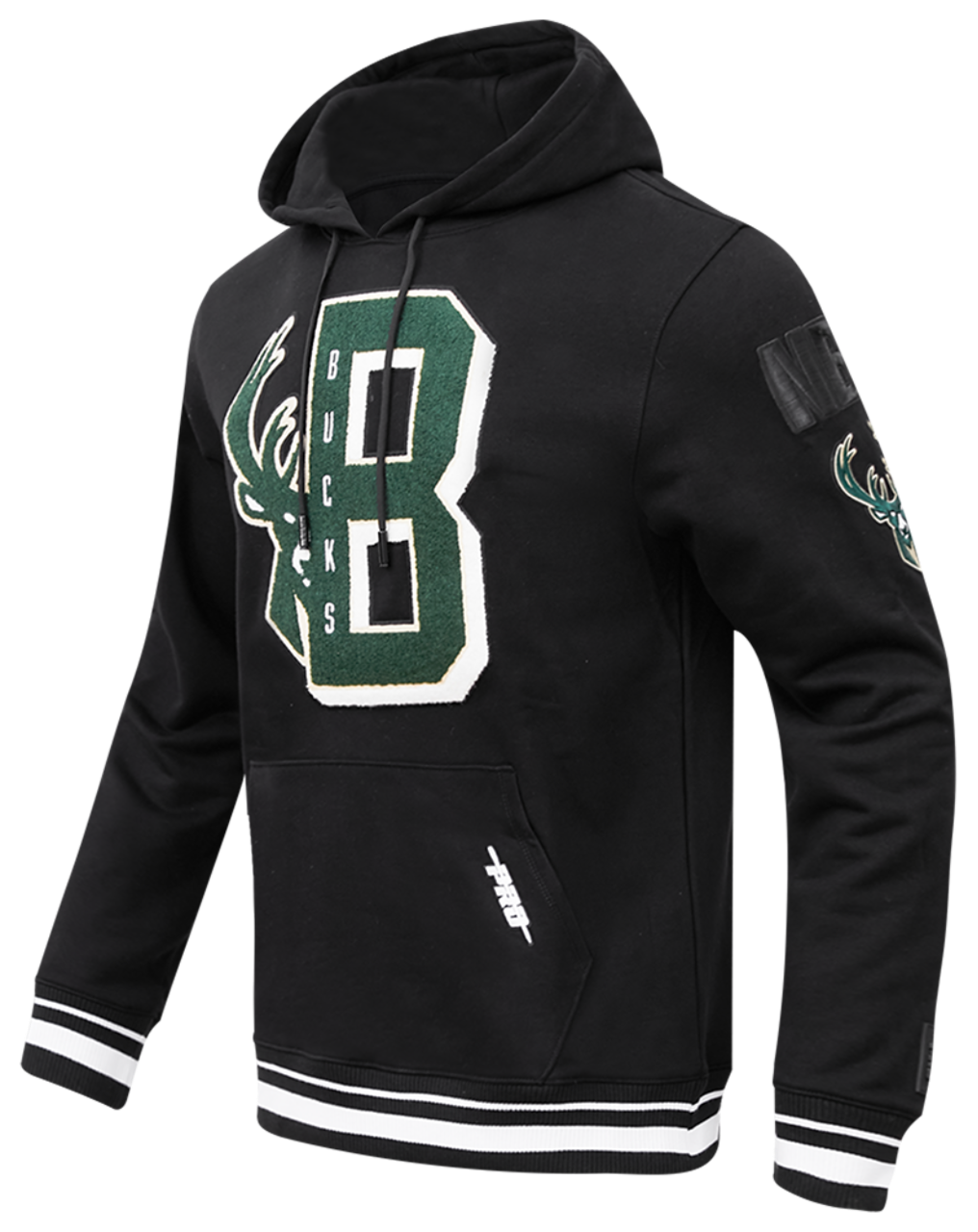 Pro Standard BUCKS MASH UP RIB FLC PO HOODIE Image 3 of 8. Tap to open photo gallery.