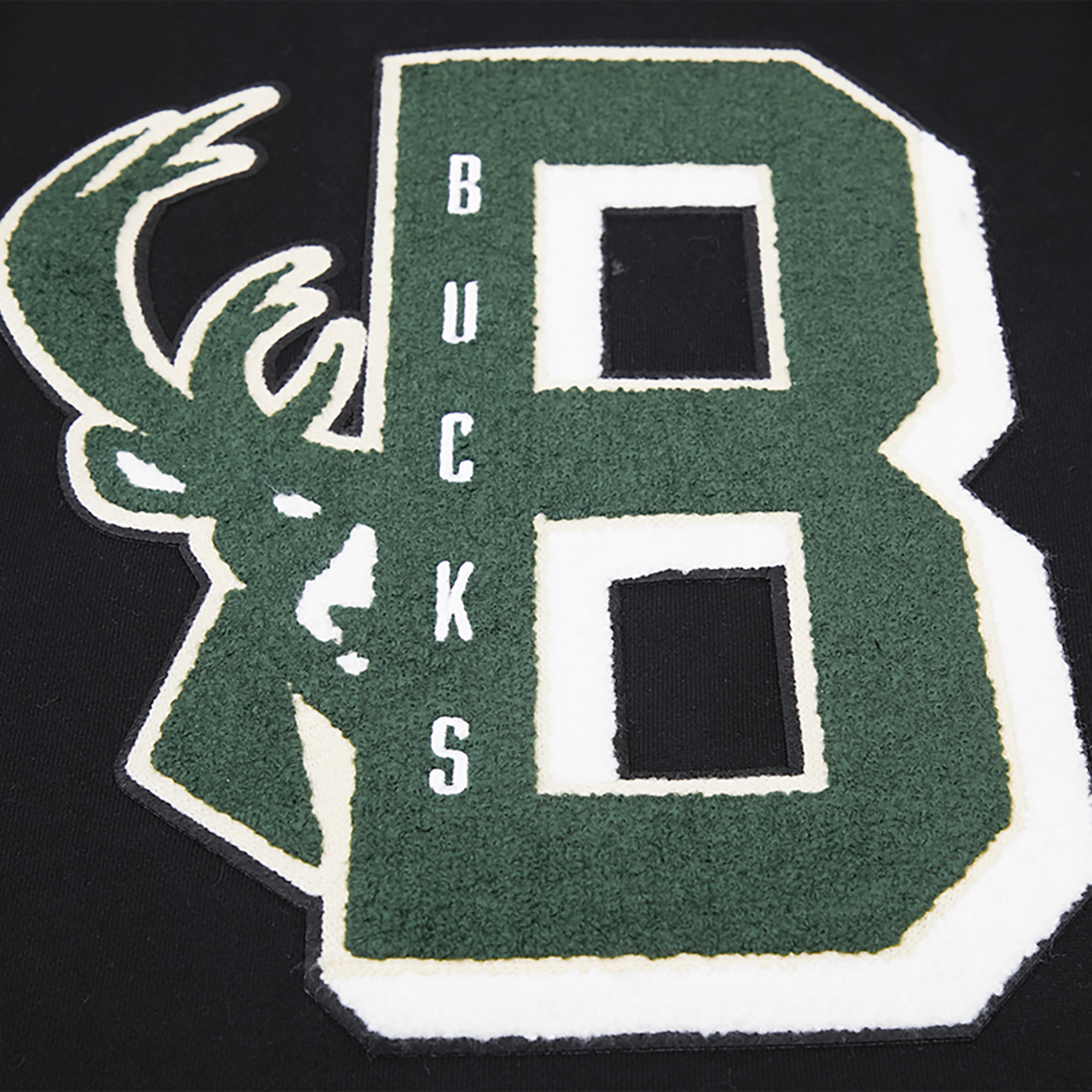 Pro Standard BUCKS MASH UP RIB FLC PO HOODIE Image 5 of 8. Tap to open photo gallery.