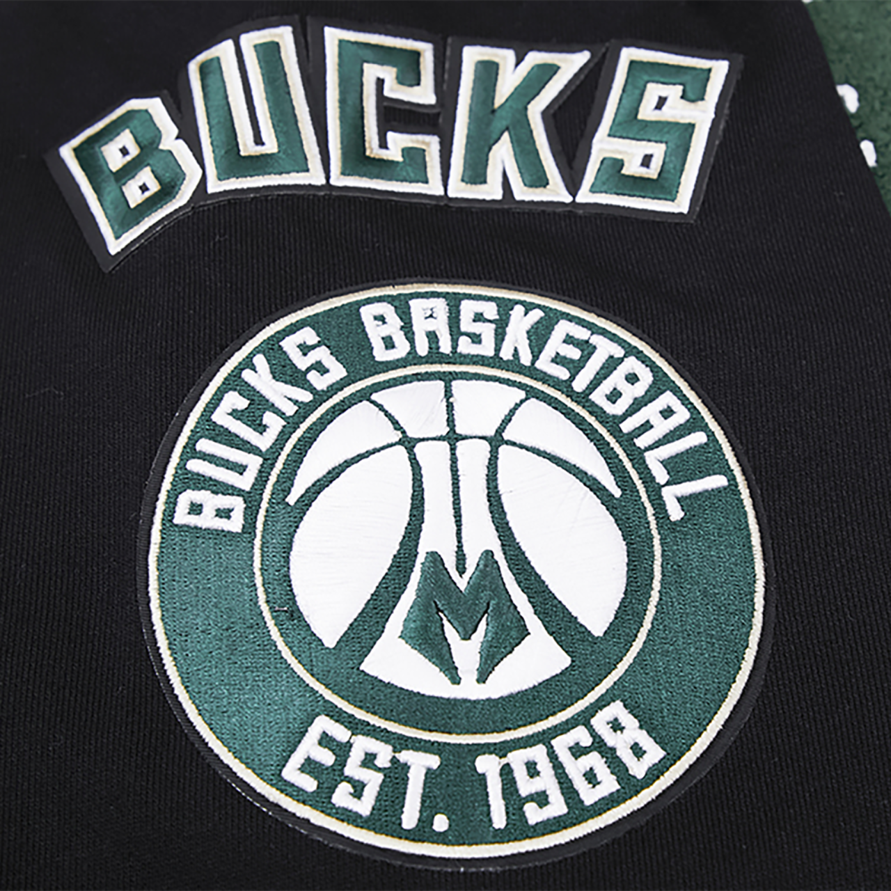 Pro Standard BUCKS MASH UP RIB FLC PO HOODIE Image 6 of 8. Tap to open photo gallery.