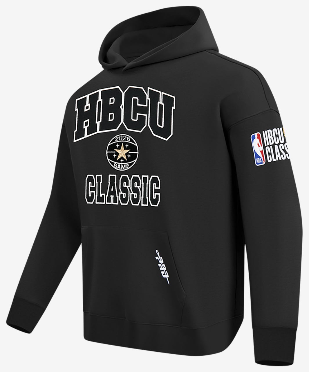 Pro Standard NBA x HBCU 2026 Drop Shoulder Fleece Hoodie Image 3 of 7. Tap to open photo gallery.