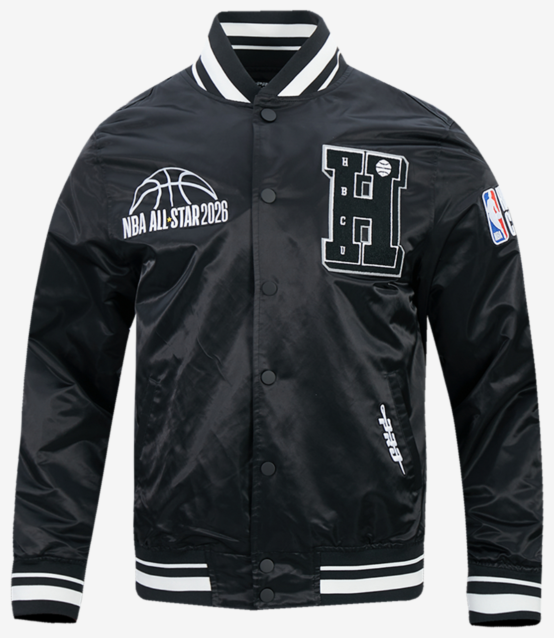 Pro Standard NBA x HBCU 2026 Rib Satin Jacket Image 1 of 8. Tap to open photo gallery.