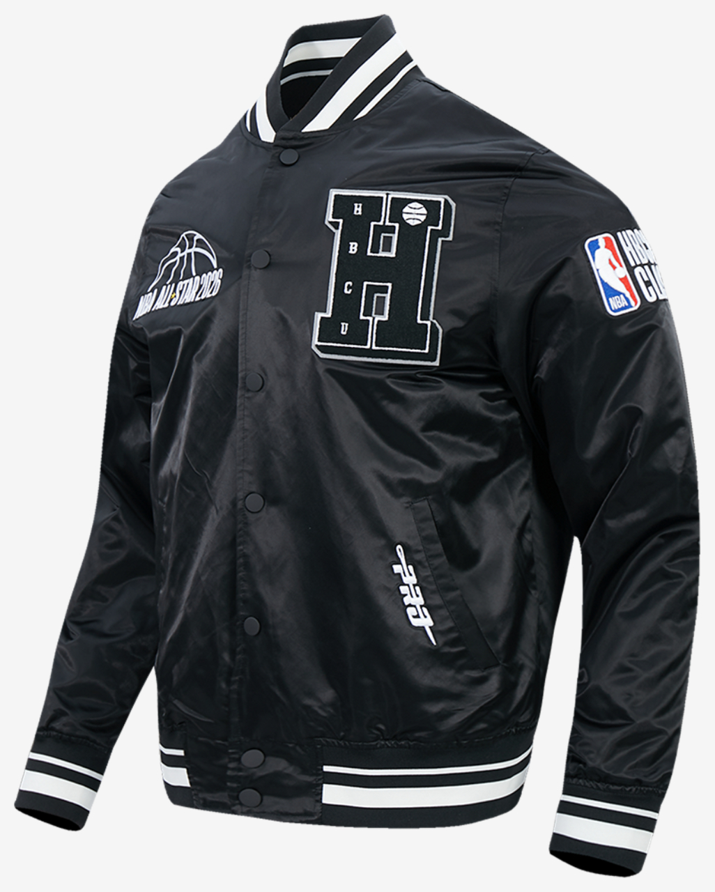 Pro Standard NBA x HBCU 2026 Rib Satin Jacket Image 3 of 8. Tap to open photo gallery.