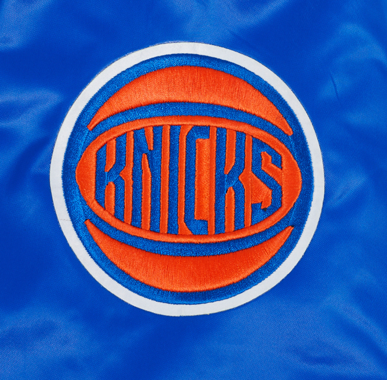 Pro Standard NEW YORK KNICKS SATIN JACKET Image 7 of 7. Tap to open photo gallery.
