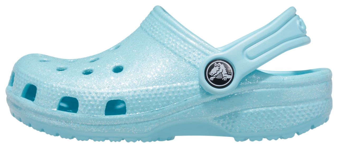 Crocs Classic Glitter Clogs Image 2 of 5. Tap to open photo gallery.