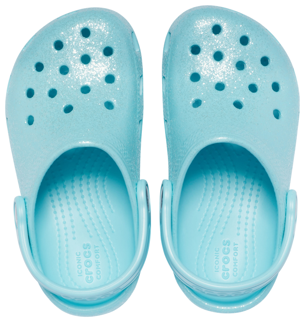 Crocs Classic Glitter Clogs Image 4 of 5. Tap to open photo gallery.