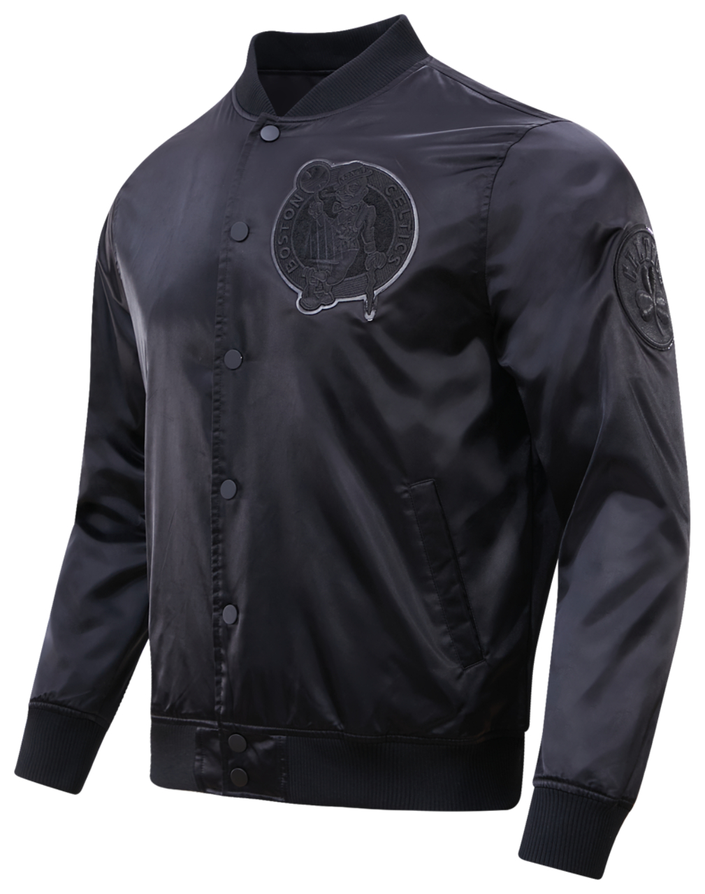Pro Standard BOSTON CELTICS SATIN JACKET Image 3 of 9. Tap to open photo gallery.