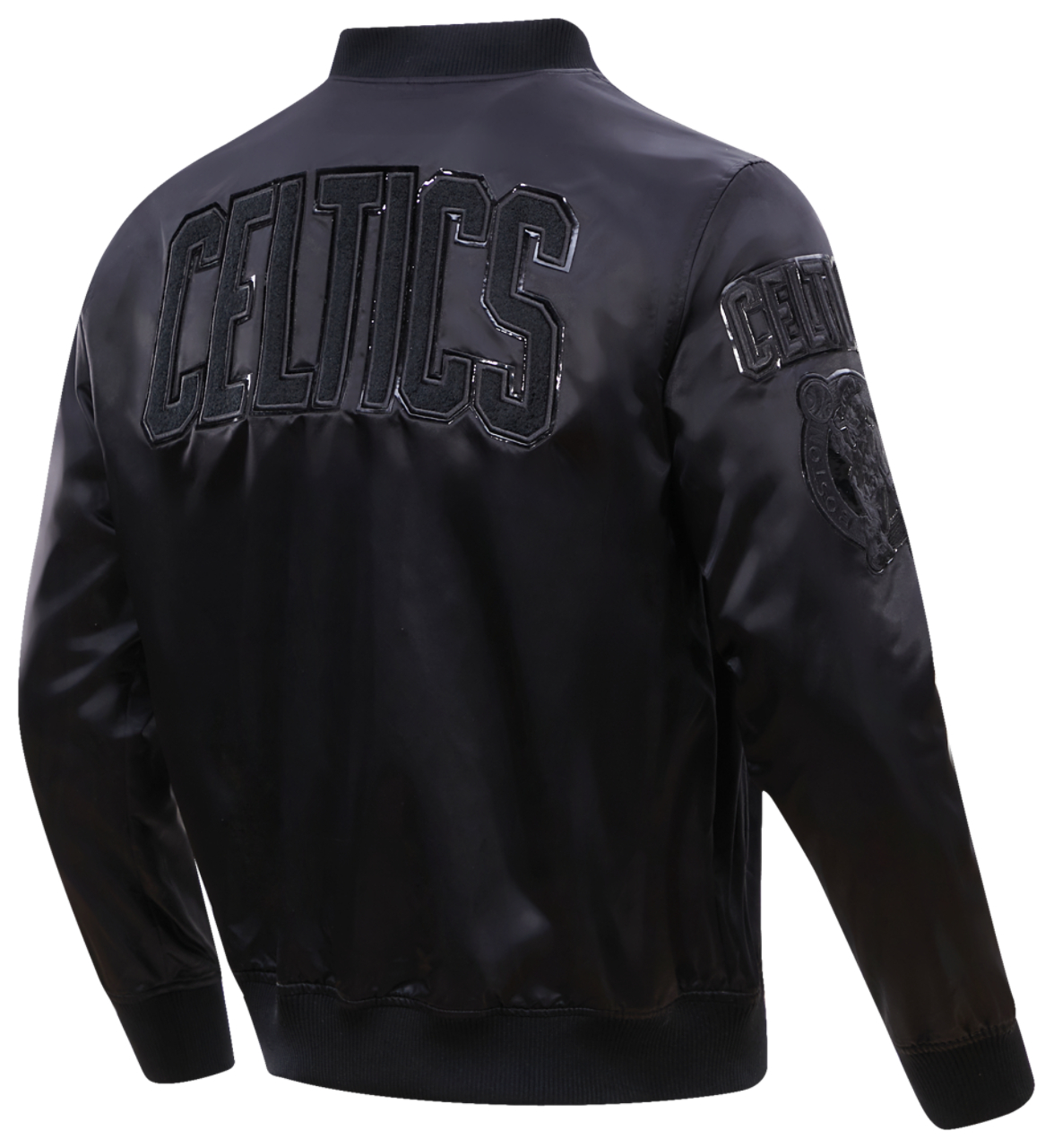 Pro Standard BOSTON CELTICS SATIN JACKET Image 4 of 9. Tap to open photo gallery.