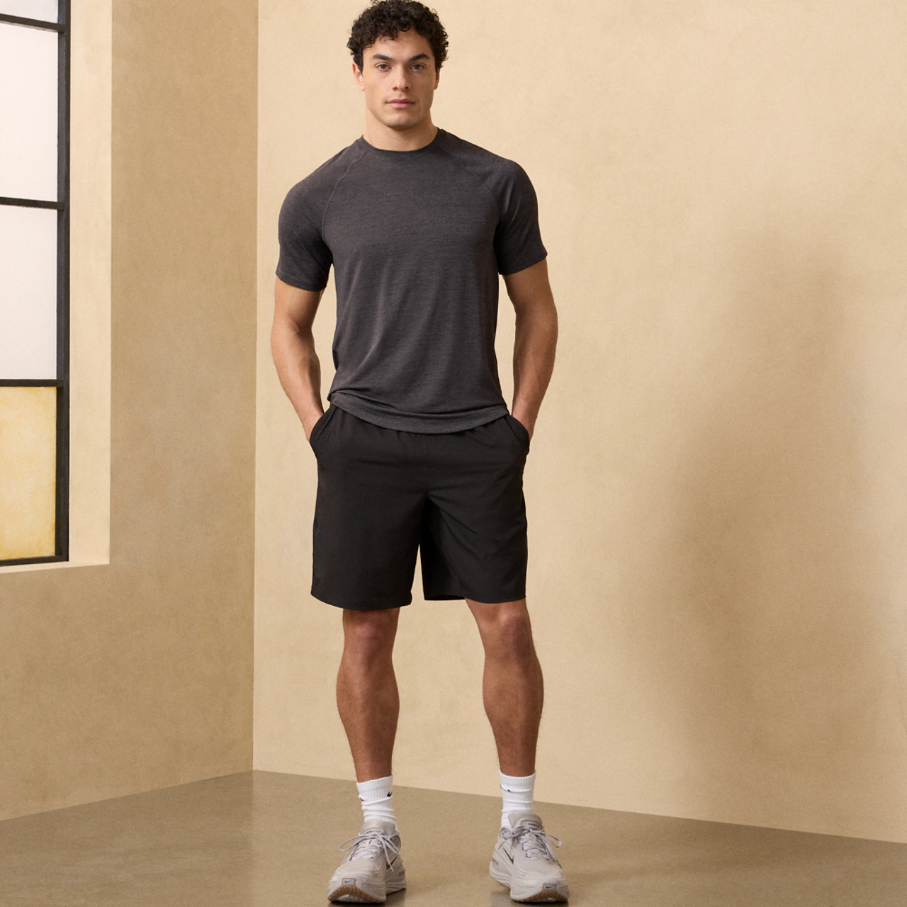CSG Active 9" Everyday Woven Shorts Image 5 of 10. Tap to open photo gallery.