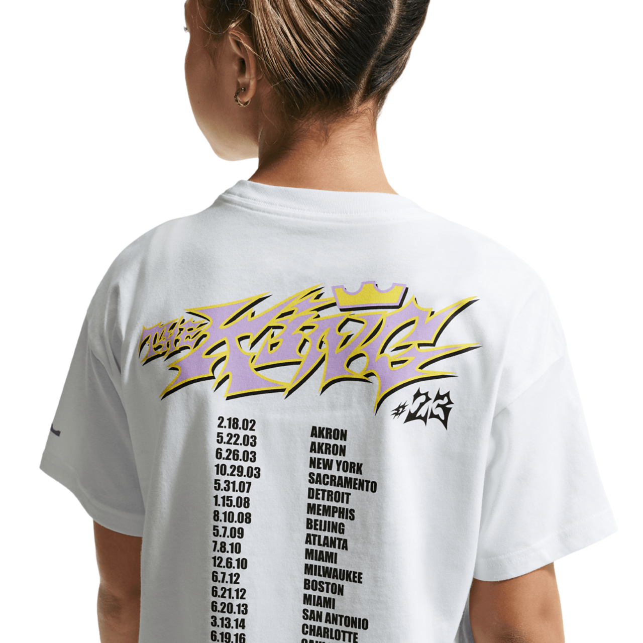Nike LeBron James M90 FR T-Shirt Image 2 of 6. Tap to open photo gallery.
