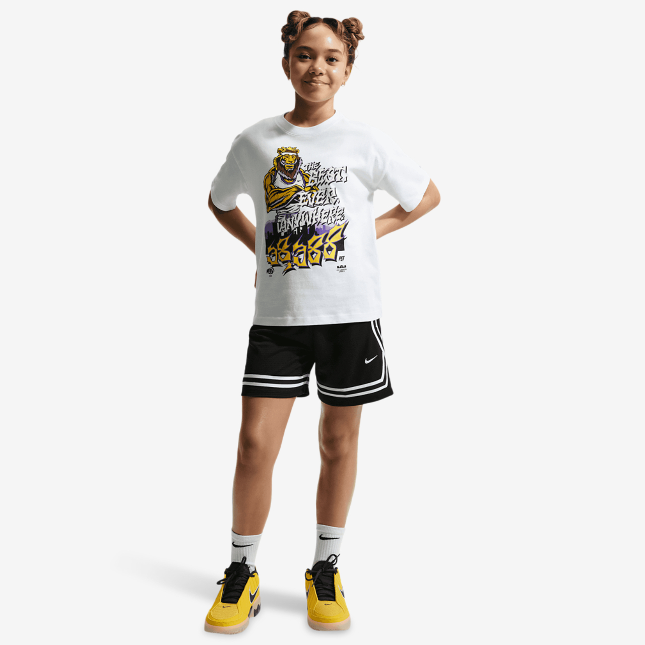 Nike LeBron James M90 FR T-Shirt Image 5 of 6. Tap to open photo gallery.