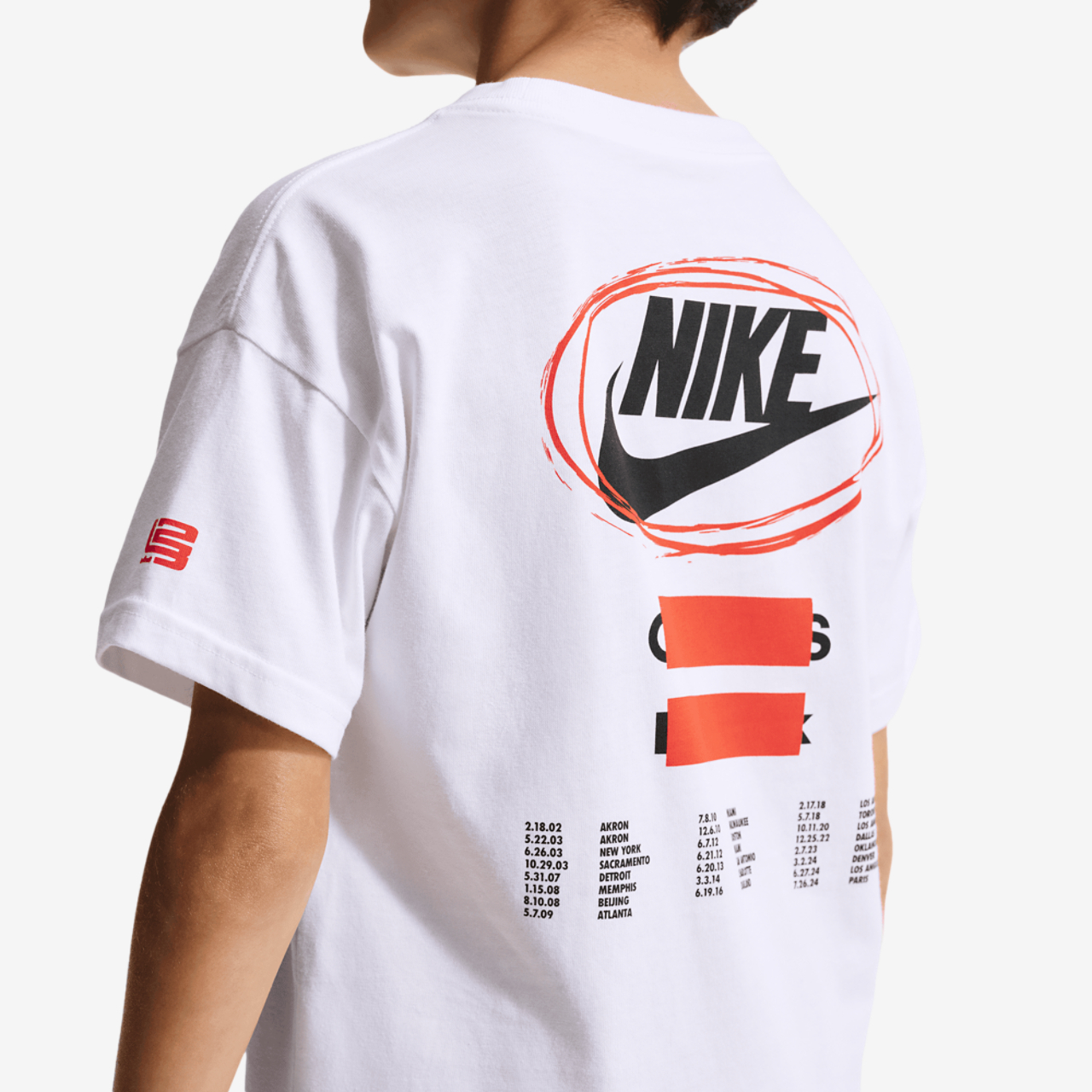 Nike LeBron James M90 SB T-Shirt Image 4 of 7. Tap to open photo gallery.