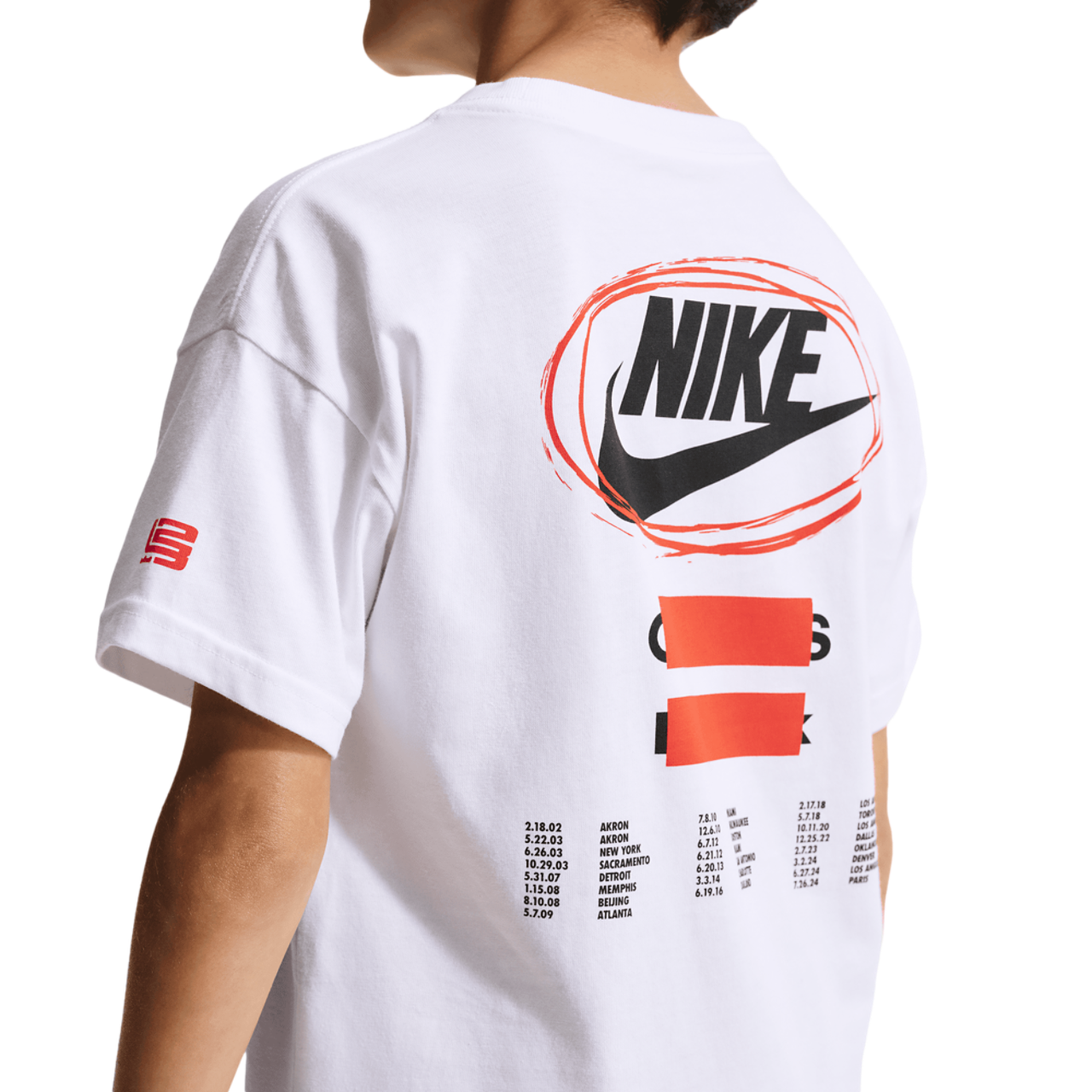 Nike LeBron James M90 SB T-Shirt Image 4 of 7. Tap to open photo gallery.