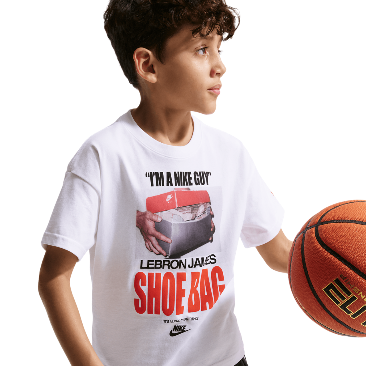 Nike LeBron James M90 SB T-Shirt Image 5 of 7. Tap to open photo gallery.