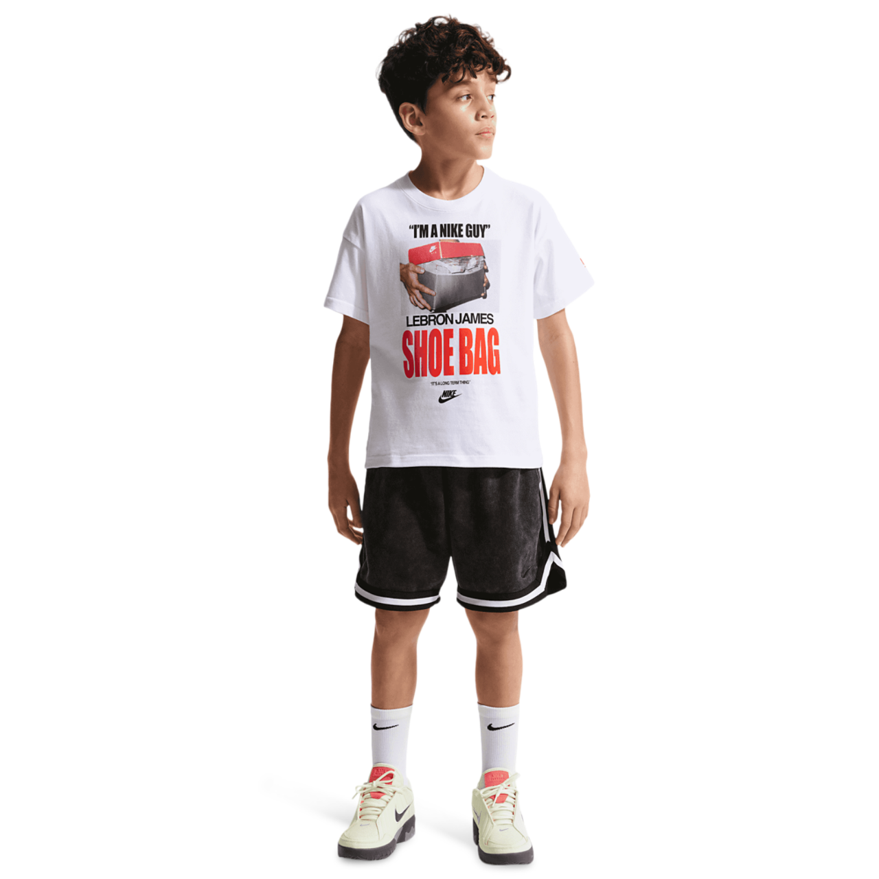 Nike LeBron James M90 SB T-Shirt Image 6 of 7. Tap to open photo gallery.