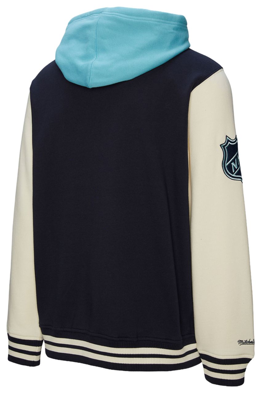 Mitchell & Ness Kraken Courtside Fleece Button Front Jacket - Men's ...