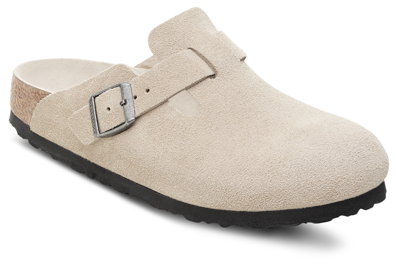 Birkenstock Boston Soft Footbed Suede Clogs  Image 1 of 3. Tap to open photo gallery.