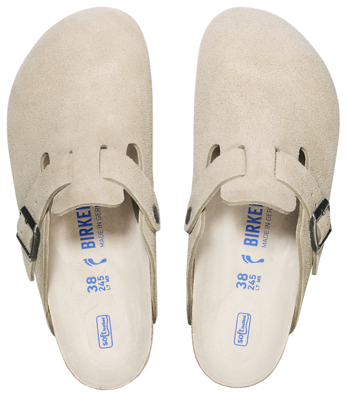Birkenstock Boston Soft Footbed Suede Clogs  Image 2 of 3. Tap to open photo gallery.