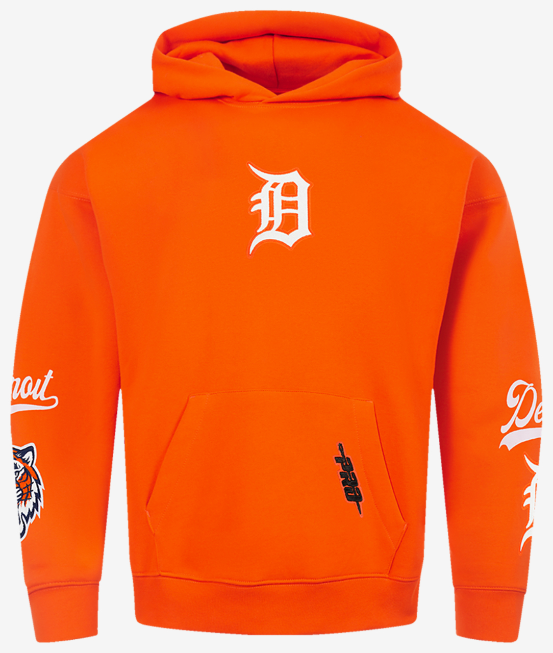 Pro Standard Tigers Living Large Drop Shoulder PO Hoodie Image 1 of 8. Tap to open photo gallery.