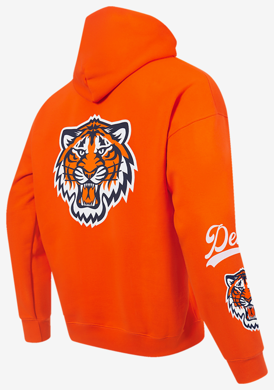 Pro Standard Tigers Living Large Drop Shoulder PO Hoodie Image 4 of 8. Tap to open photo gallery.