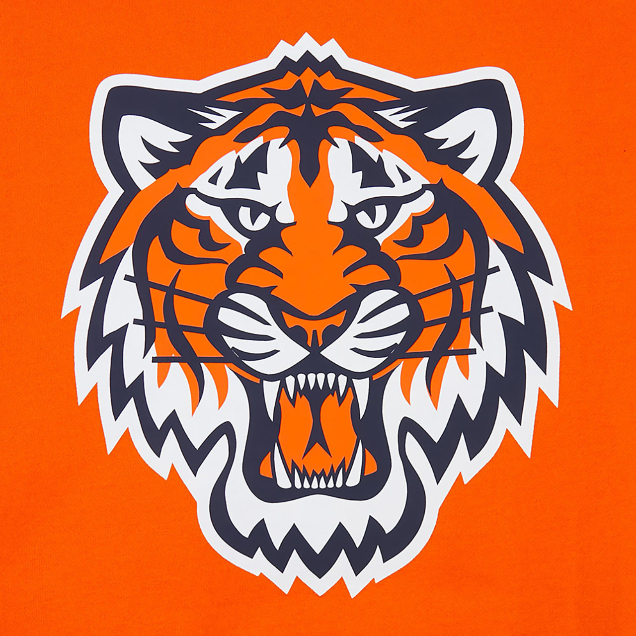 Pro Standard Tigers Living Large Drop Shoulder PO Hoodie Image 6 of 8. Tap to open photo gallery.