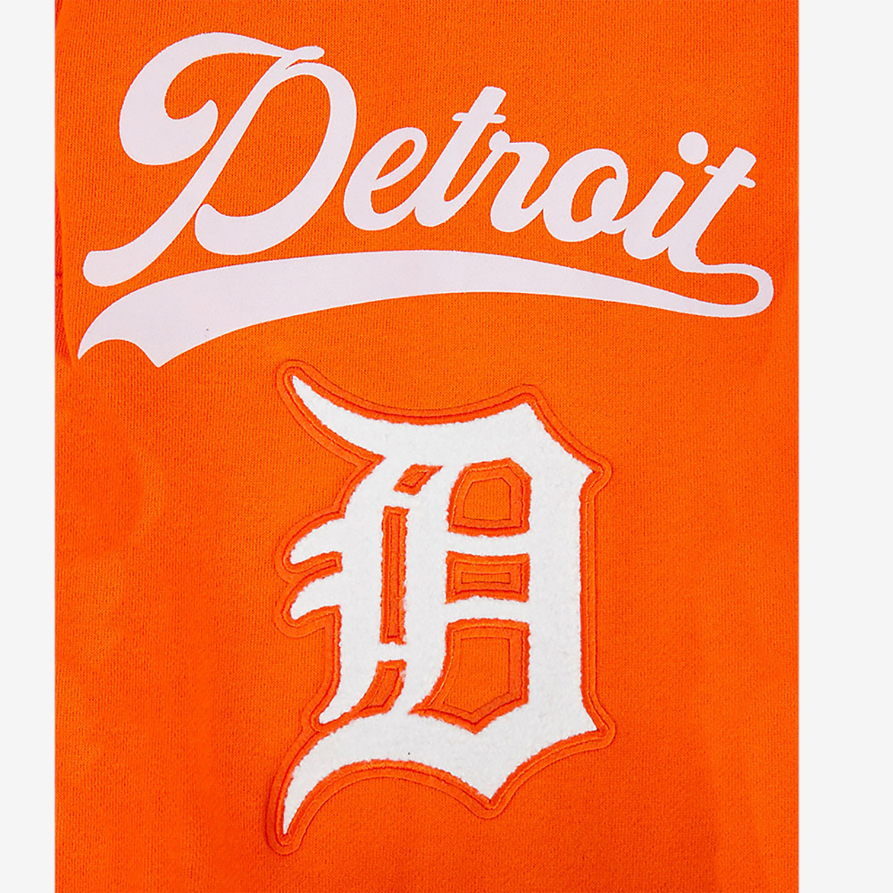 Pro Standard Tigers Living Large Drop Shoulder PO Hoodie Image 7 of 8. Tap to open photo gallery.