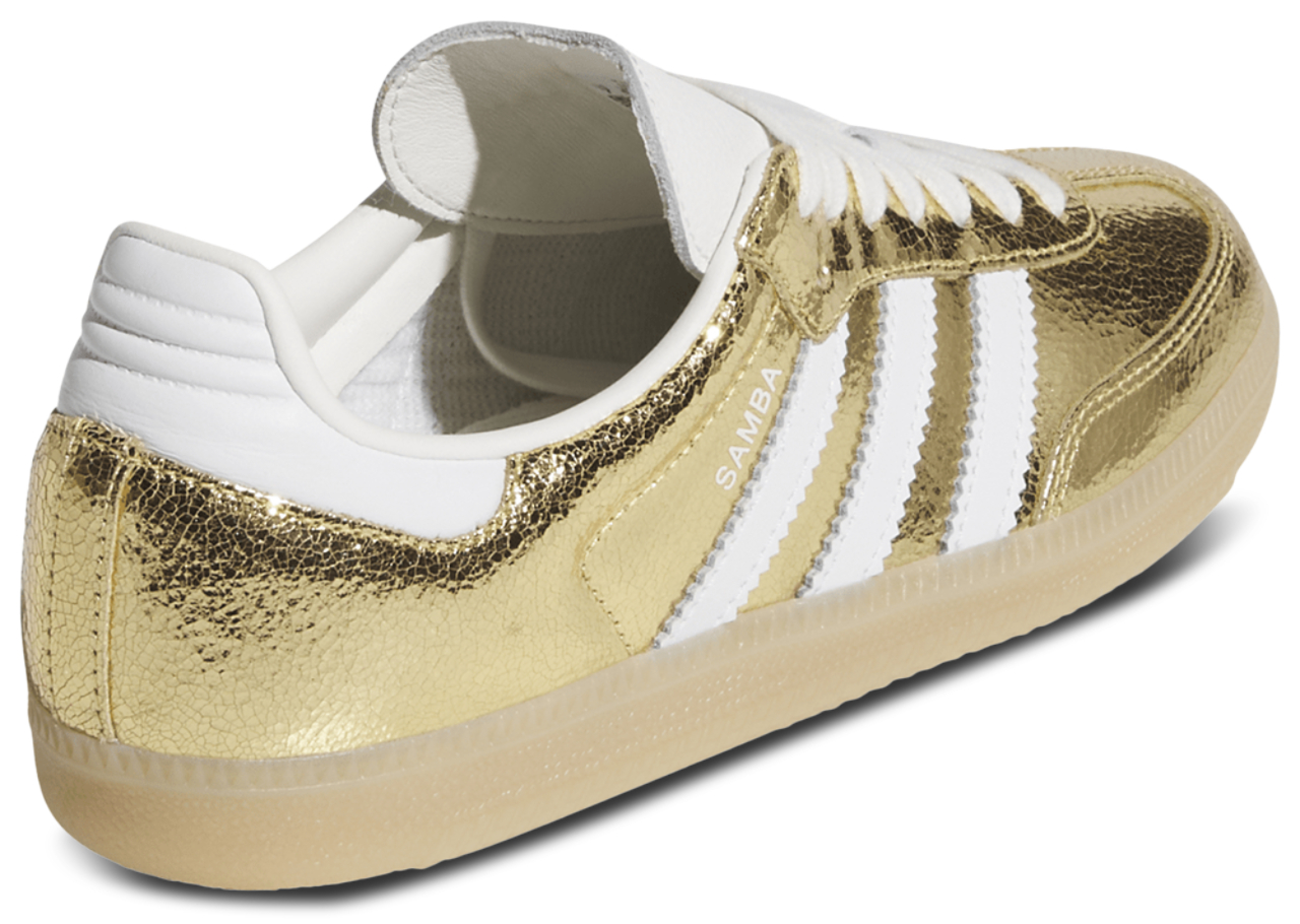 adidas Samba OG Cracked Metallic  Image 3 of 5. Tap to open photo gallery.