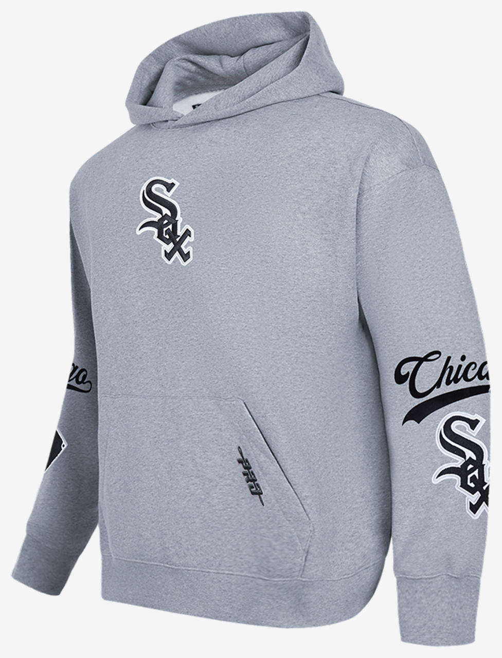 Pro Standard White Sox Living Large Drop Shoulder PO Hoodie Image 3 of 8. Tap to open photo gallery.