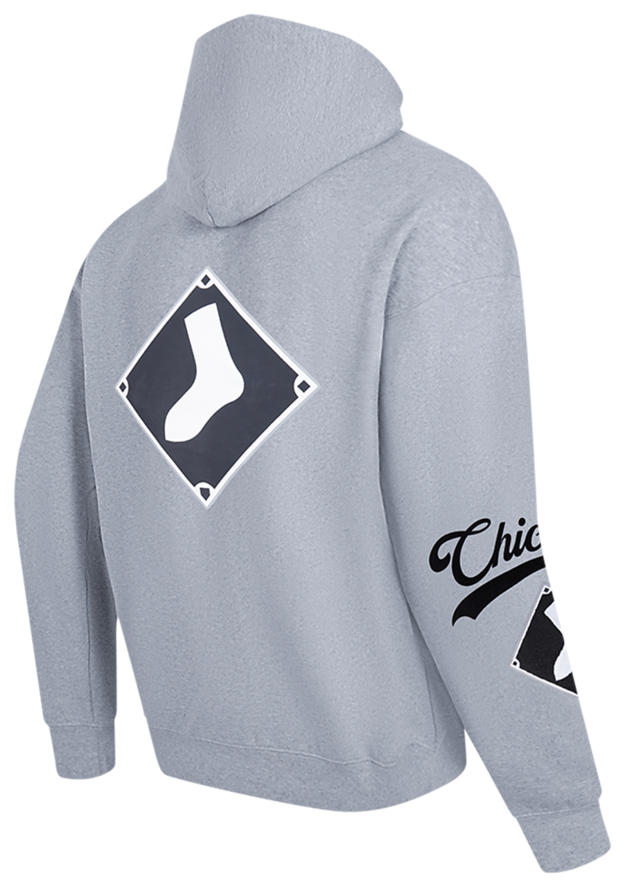 Pro Standard White Sox Living Large Drop Shoulder PO Hoodie