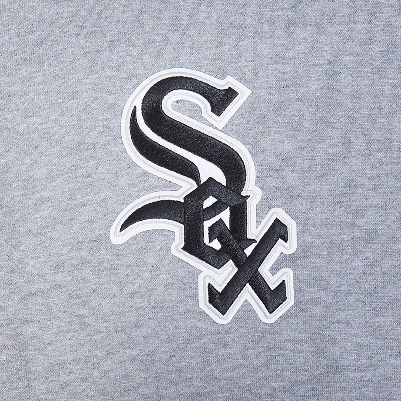 Pro Standard White Sox Living Large Drop Shoulder PO Hoodie Image 6 of 8. Tap to open photo gallery.