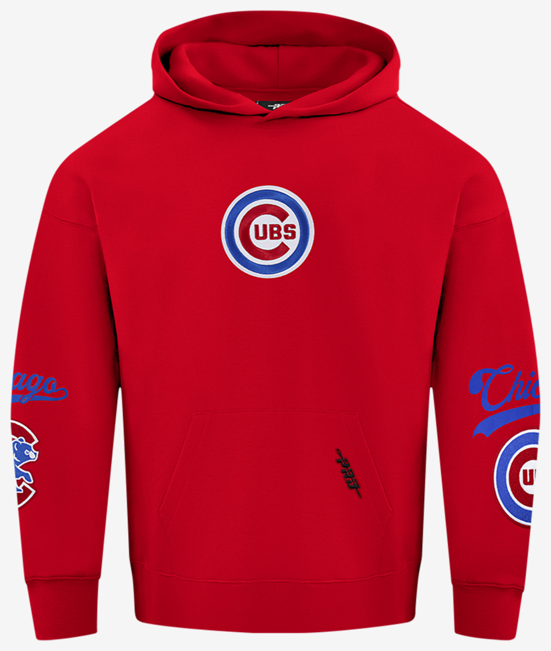 Pro Standard Cubs Living Large Drop Shoulder PO Hoodie Image 1 of 8. Tap to open photo gallery.