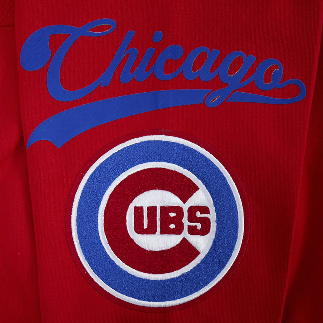 Pro Standard Cubs Living Large Drop Shoulder PO Hoodie Image 6 of 8. Tap to open photo gallery.