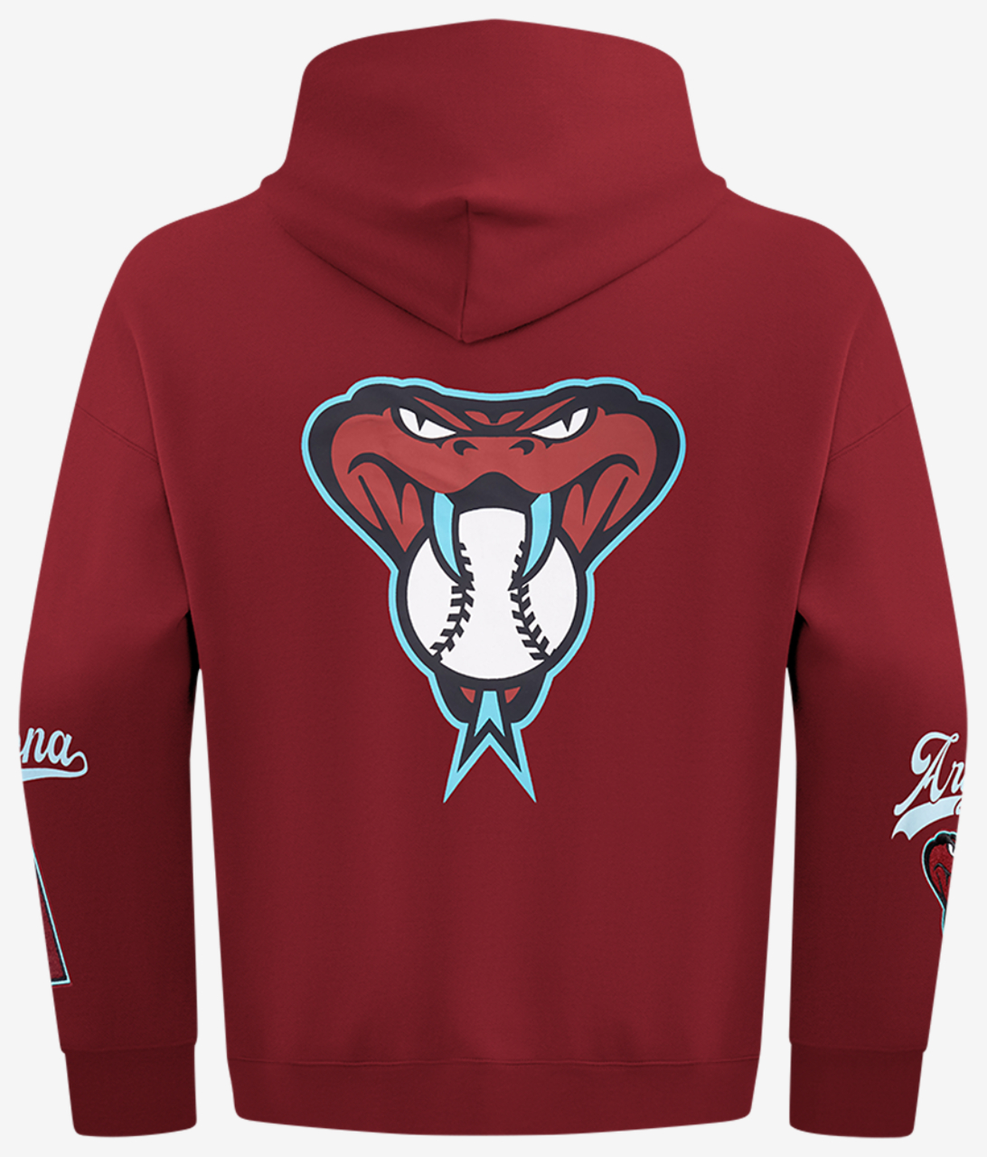 Pro Standard Diamondbacks Living Large Drop Shoulder Hoodie Image 2 of 8. Tap to open photo gallery.