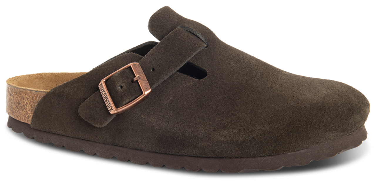 Birkenstock Boston Soft Footbed Suede Clogs  Image 1 of 4. Tap to open photo gallery.