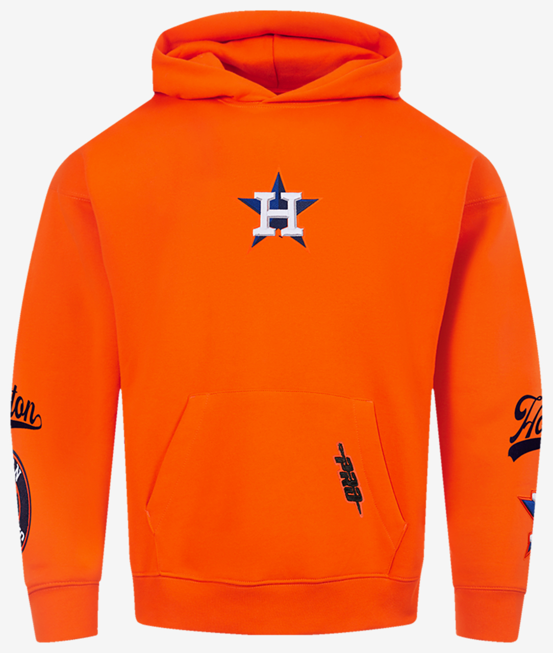 Pro Standard Astros Living Large Drop Shoulder PO Hoodie Image 1 of 8. Tap to open photo gallery.