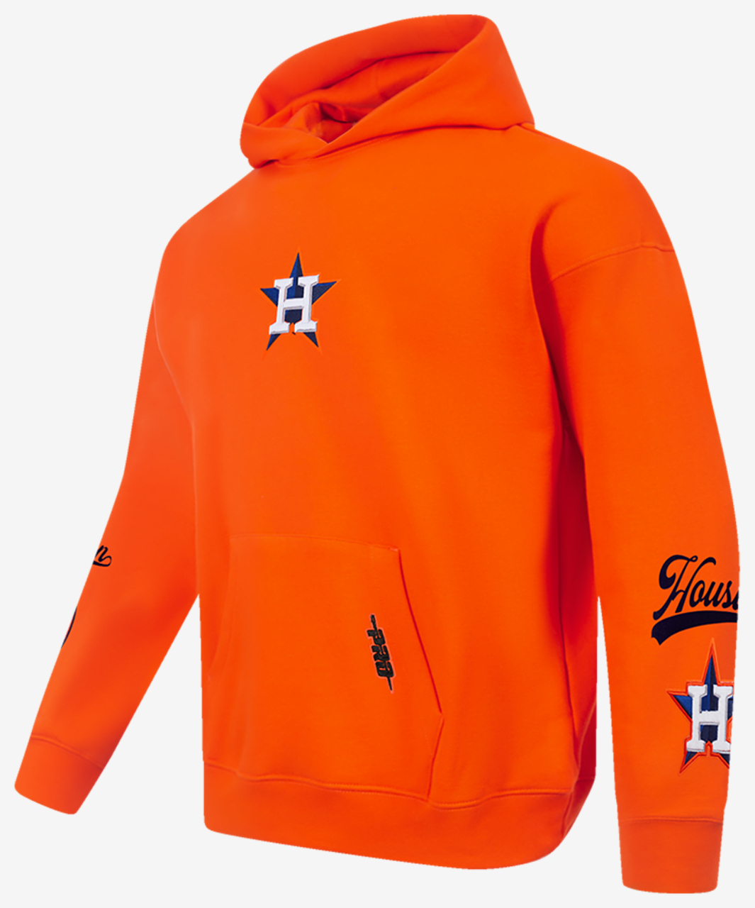 Pro Standard Astros Living Large Drop Shoulder PO Hoodie Image 3 of 8. Tap to open photo gallery.