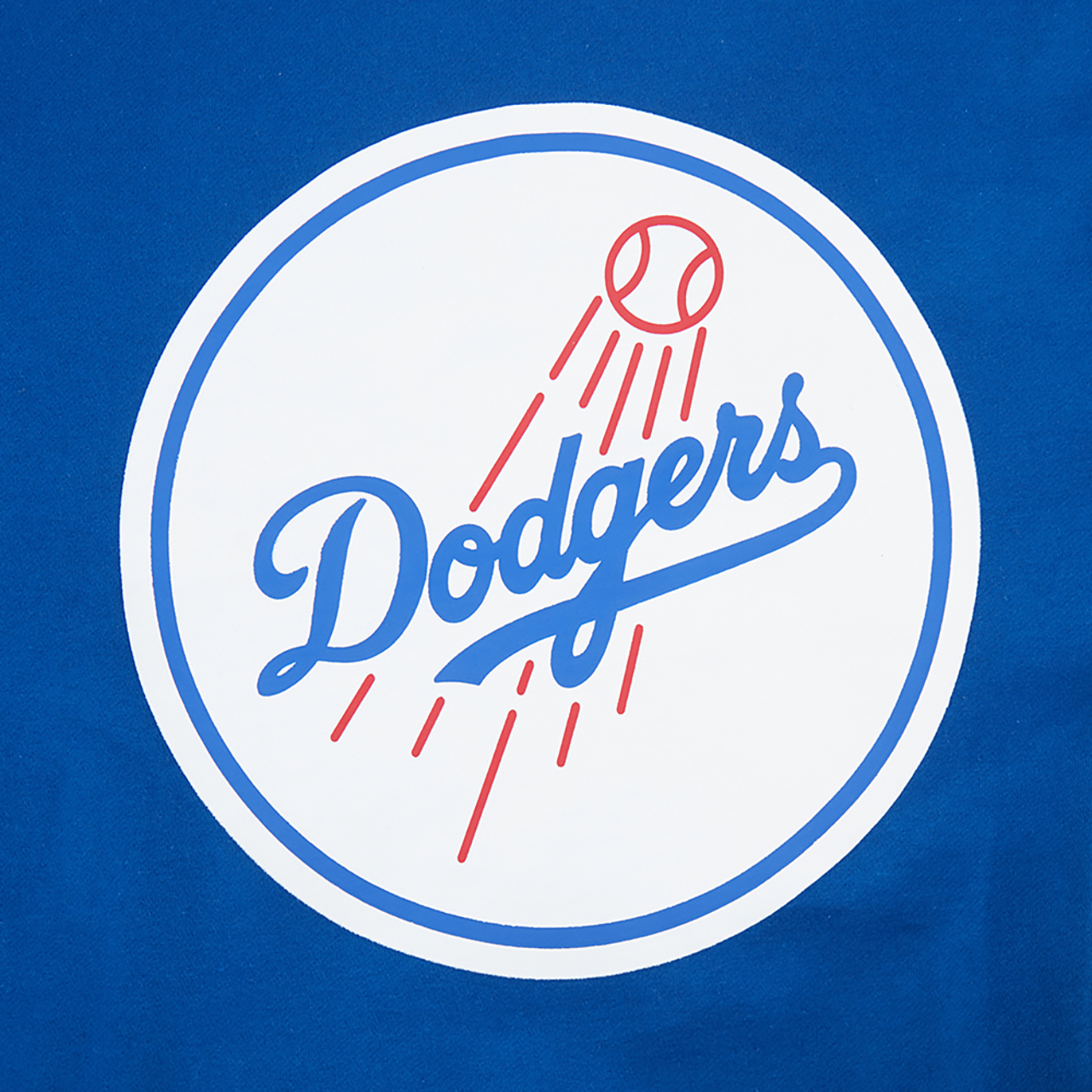 Pro Standard Dodgers Living Large Drop Shoulder PO Hoodie Image 4 of 6. Tap to open photo gallery.