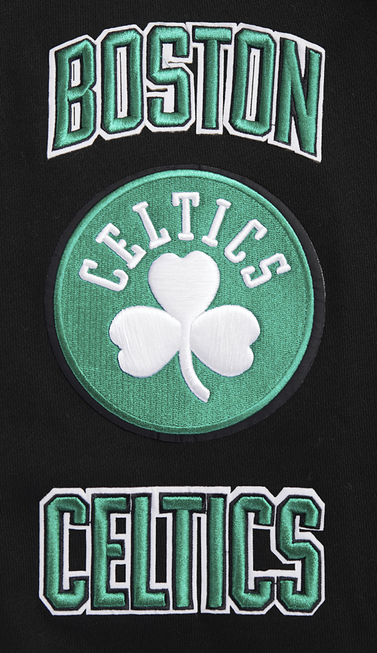 Pro Standard CELTICS RETRO CLASSIC FLC PO HOODIE Image 7 of 8. Tap to open photo gallery.
