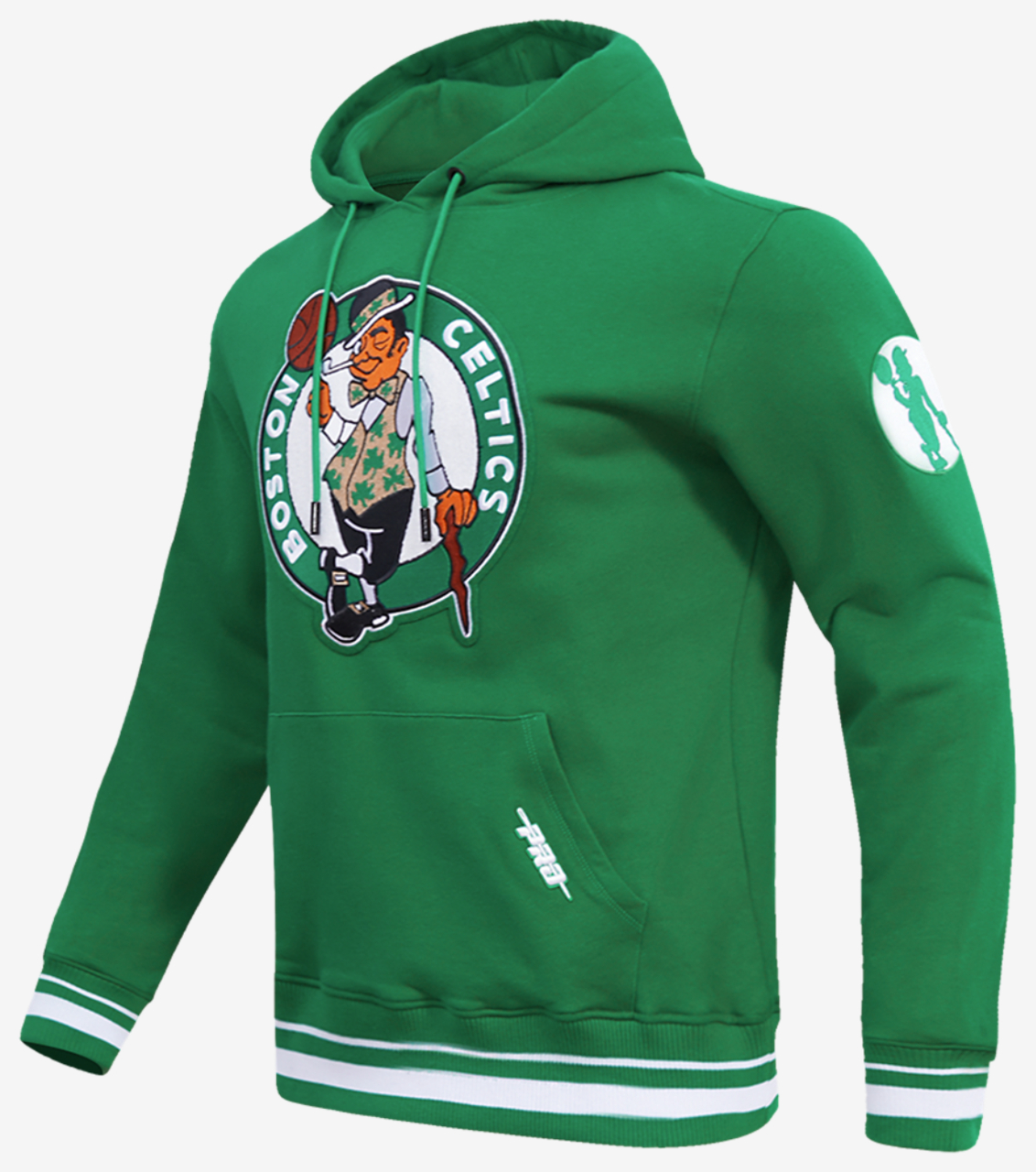 Pro Standard Celtics Pullover Hoodie Image 3 of 4. Tap to open photo gallery.