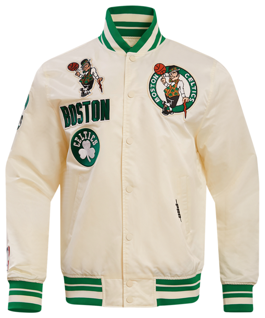 Pro Standard BOSTON CELTICS SATIN JACKET Image 1 of 8. Tap to open photo gallery.