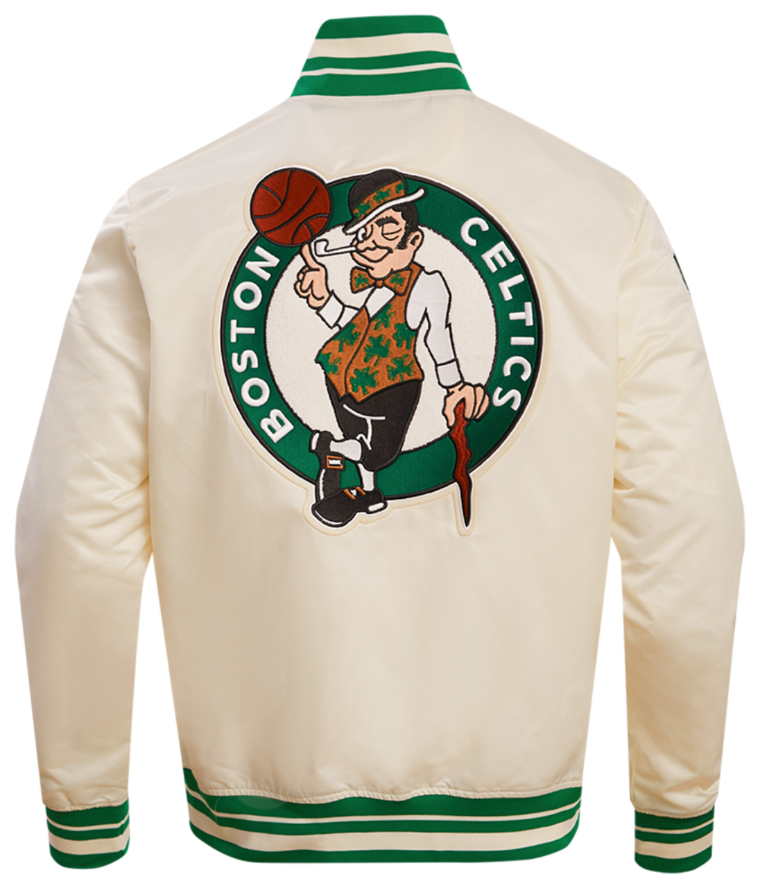 Pro Standard BOSTON CELTICS SATIN JACKET Image 2 of 8. Tap to open photo gallery.