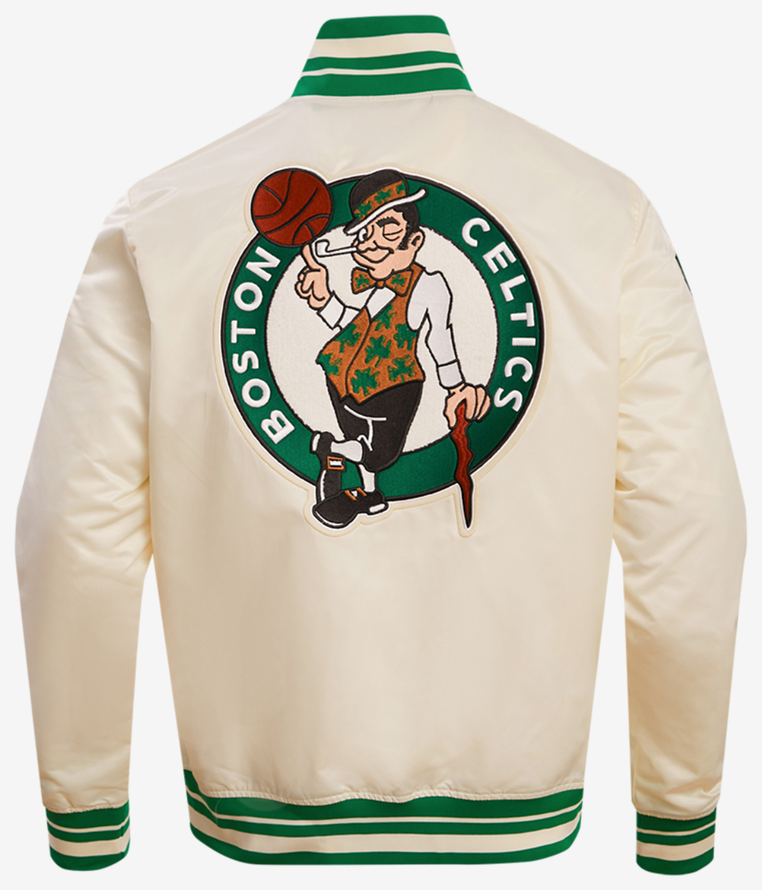 Pro Standard BOSTON CELTICS SATIN JACKET Image 2 of 8. Tap to open photo gallery.