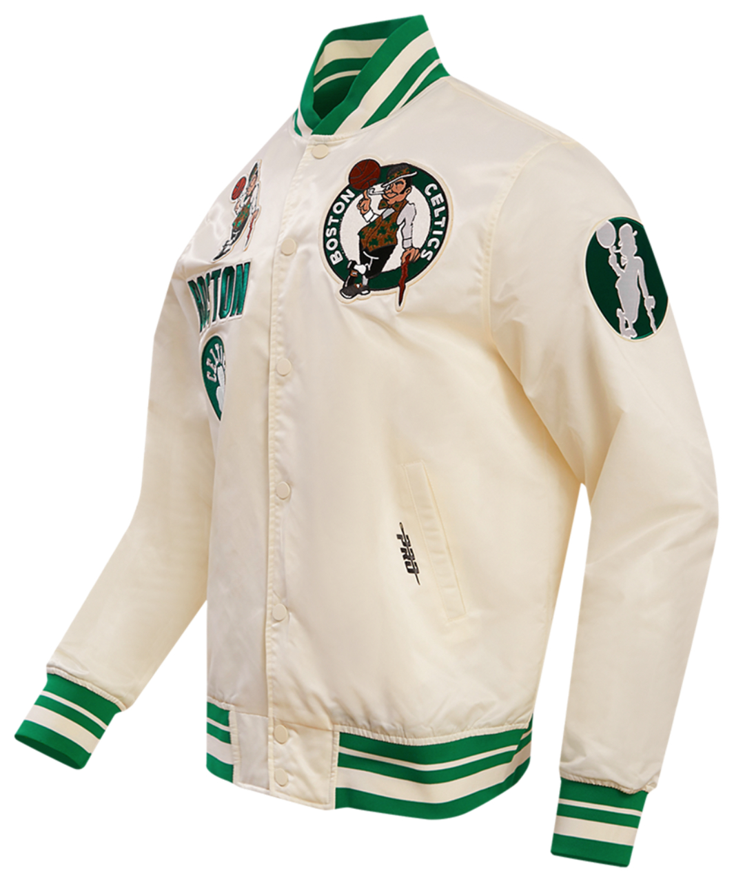 Pro Standard BOSTON CELTICS SATIN JACKET Image 3 of 8. Tap to open photo gallery.