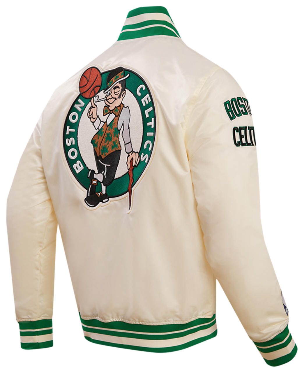 Pro Standard BOSTON CELTICS SATIN JACKET Image 4 of 8. Tap to open photo gallery.