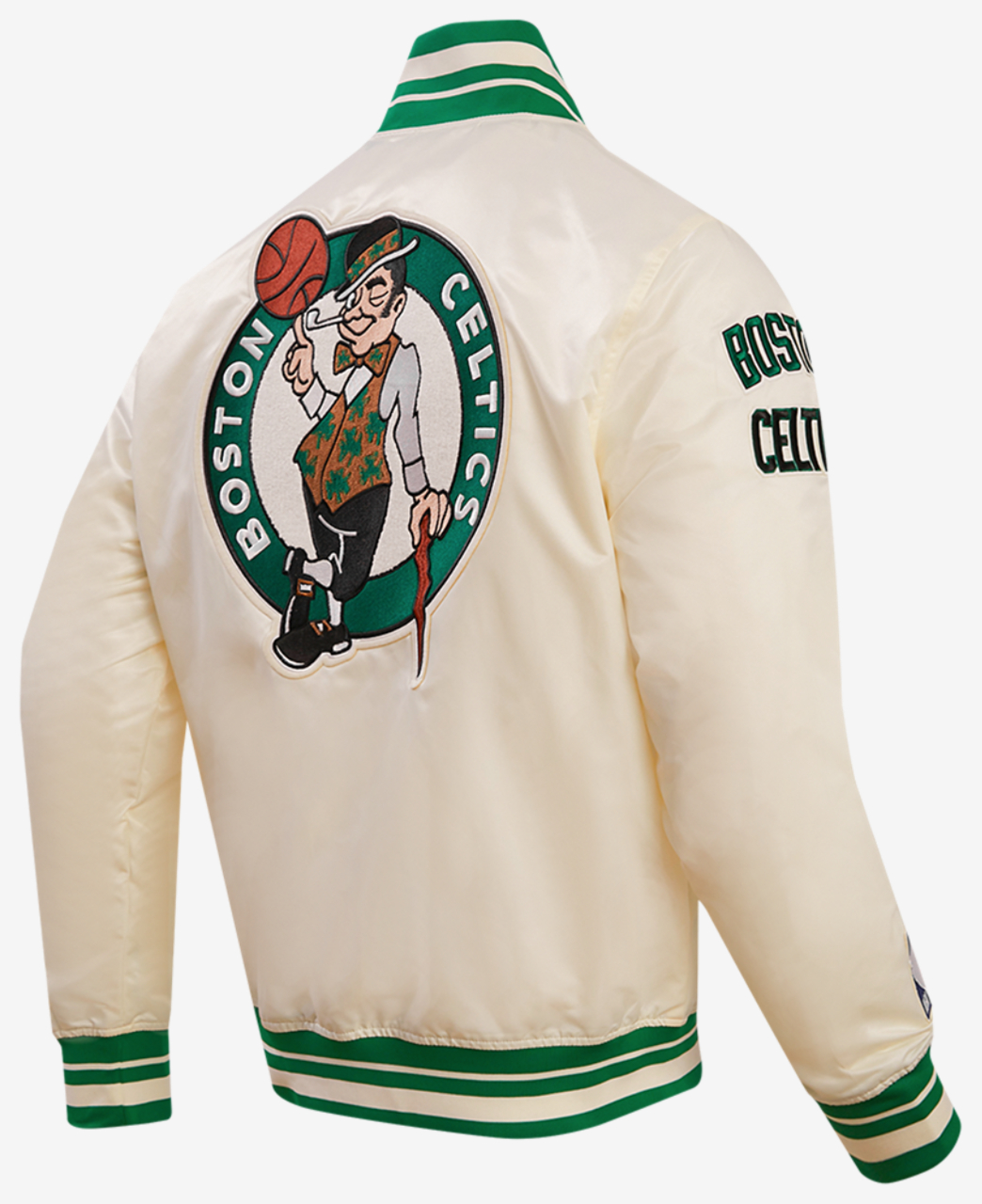 Pro Standard BOSTON CELTICS SATIN JACKET Image 4 of 8. Tap to open photo gallery.