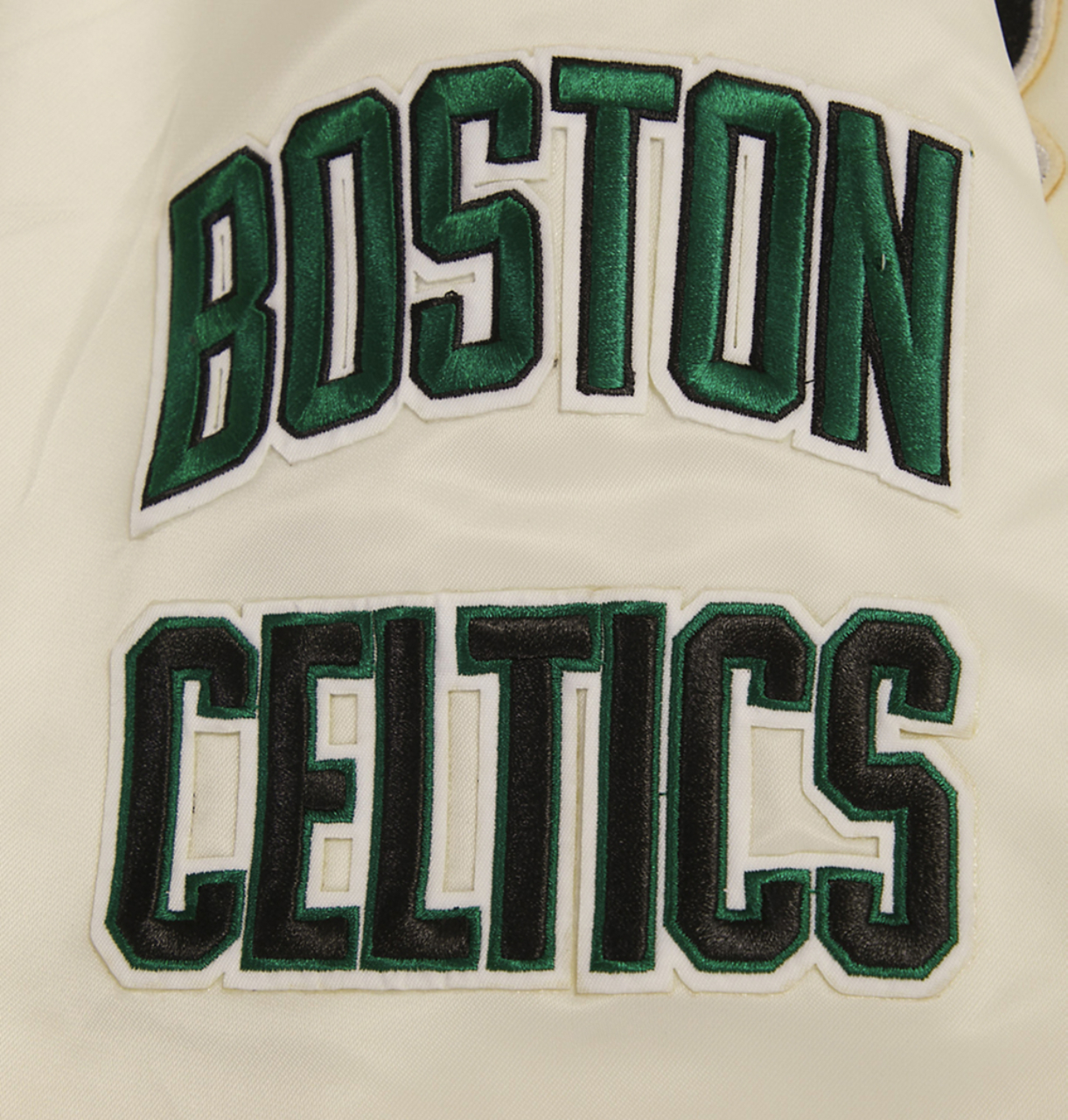 Pro Standard BOSTON CELTICS SATIN JACKET Image 7 of 8. Tap to open photo gallery.