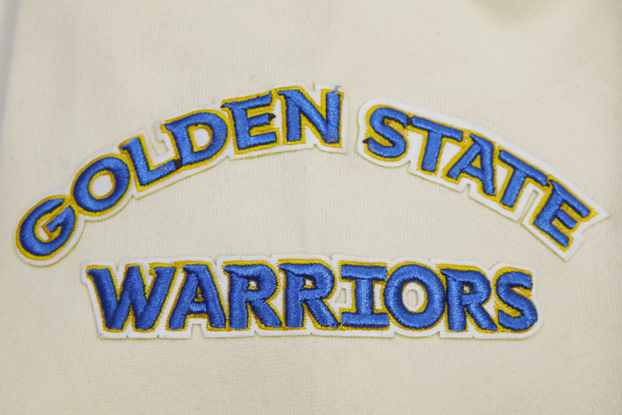 Pro Standard Warriors Pullover Hoodie Image 6 of 7. Tap to open photo gallery.