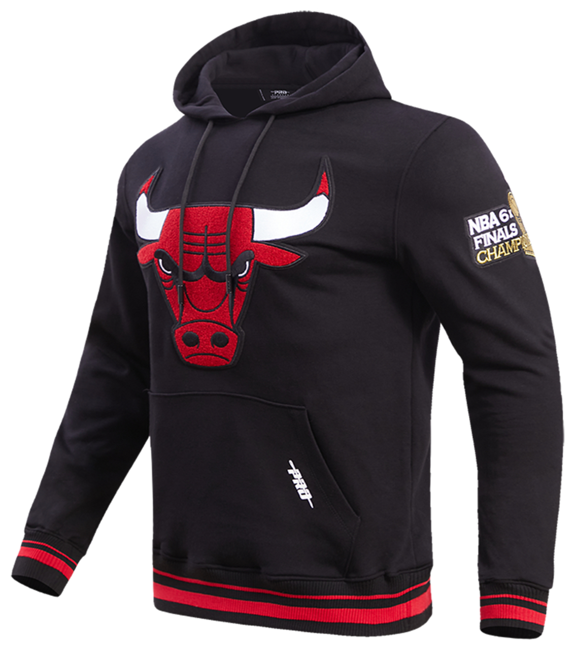 Pro Standard BULLS RETRO CLASSIC FLC PO HOODIE Image 3 of 8. Tap to open photo gallery.